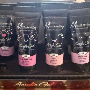 Misscheering Acrylic Gel Set - Pink Shades